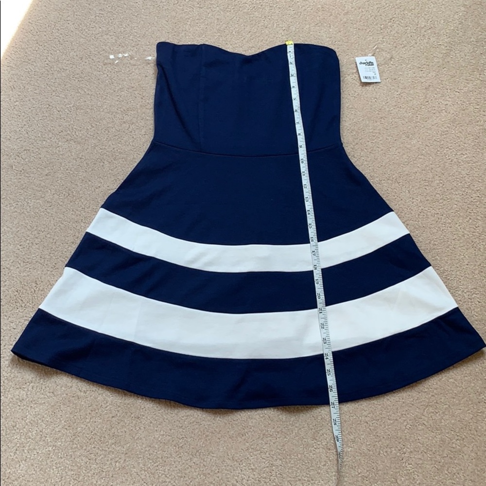 NWT Charlotte Russe strapless skater dress - Picture 2 of 6
